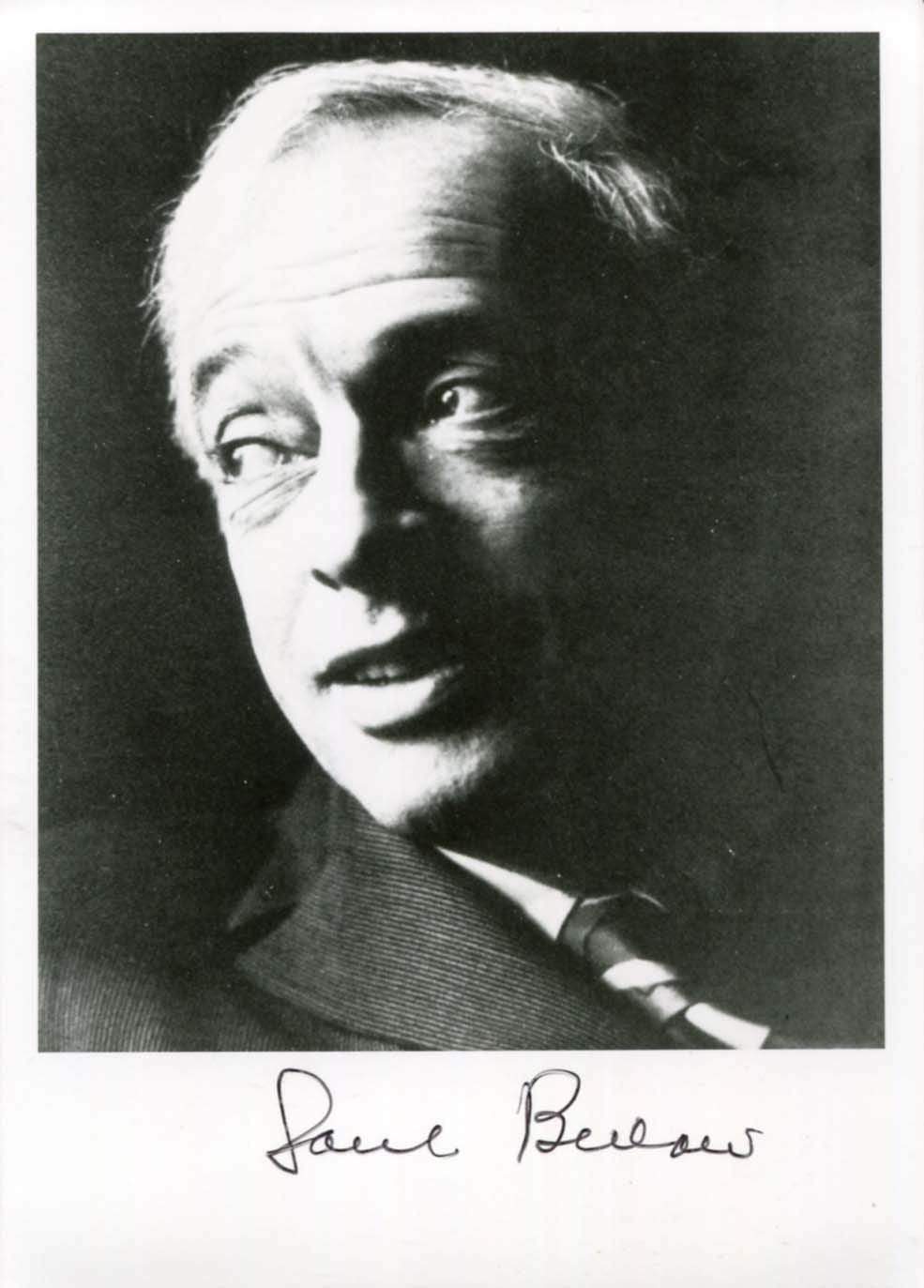 Saul Bellow (+) NOBEL PRIZE LITERATURE autograph, signed Photo Poster painting