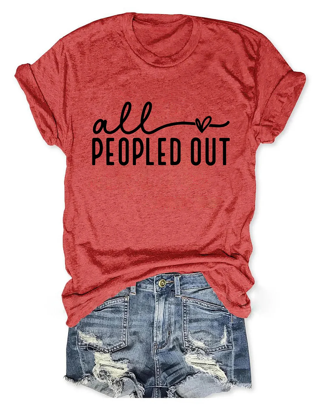 All Peopled Out T-shirt