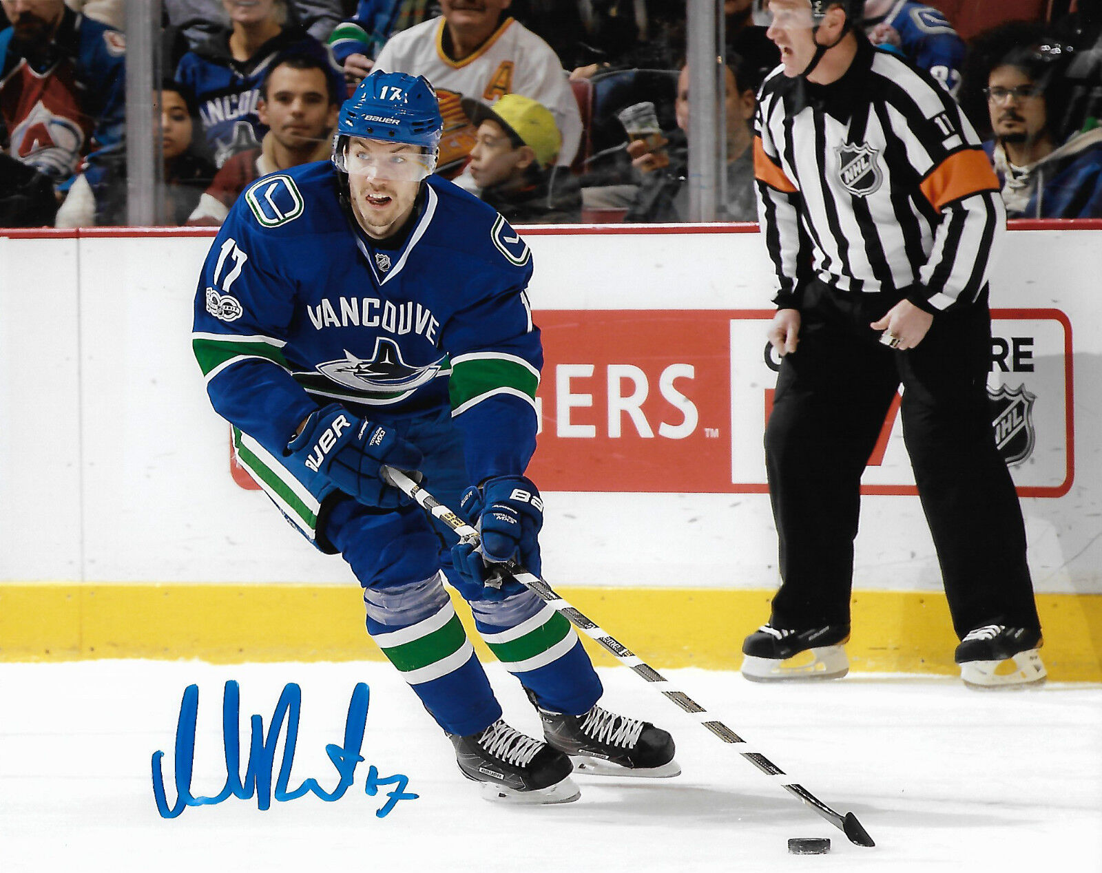 Vancouver Canucks Anton Rodin Signed Autographed 8x10 Photo Poster painting COA B