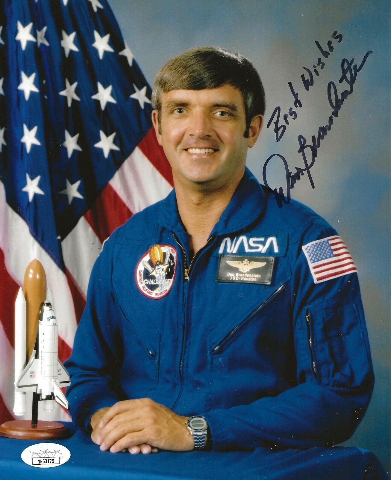 Daniel Brandenstein NASA signed 8x10 Photo Poster painting Astronaut autographed JSA Certified