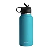 40oz Insulated Cup Mug Straw Lid Stainless Steel Thermos Water Bottle Wide Mouth