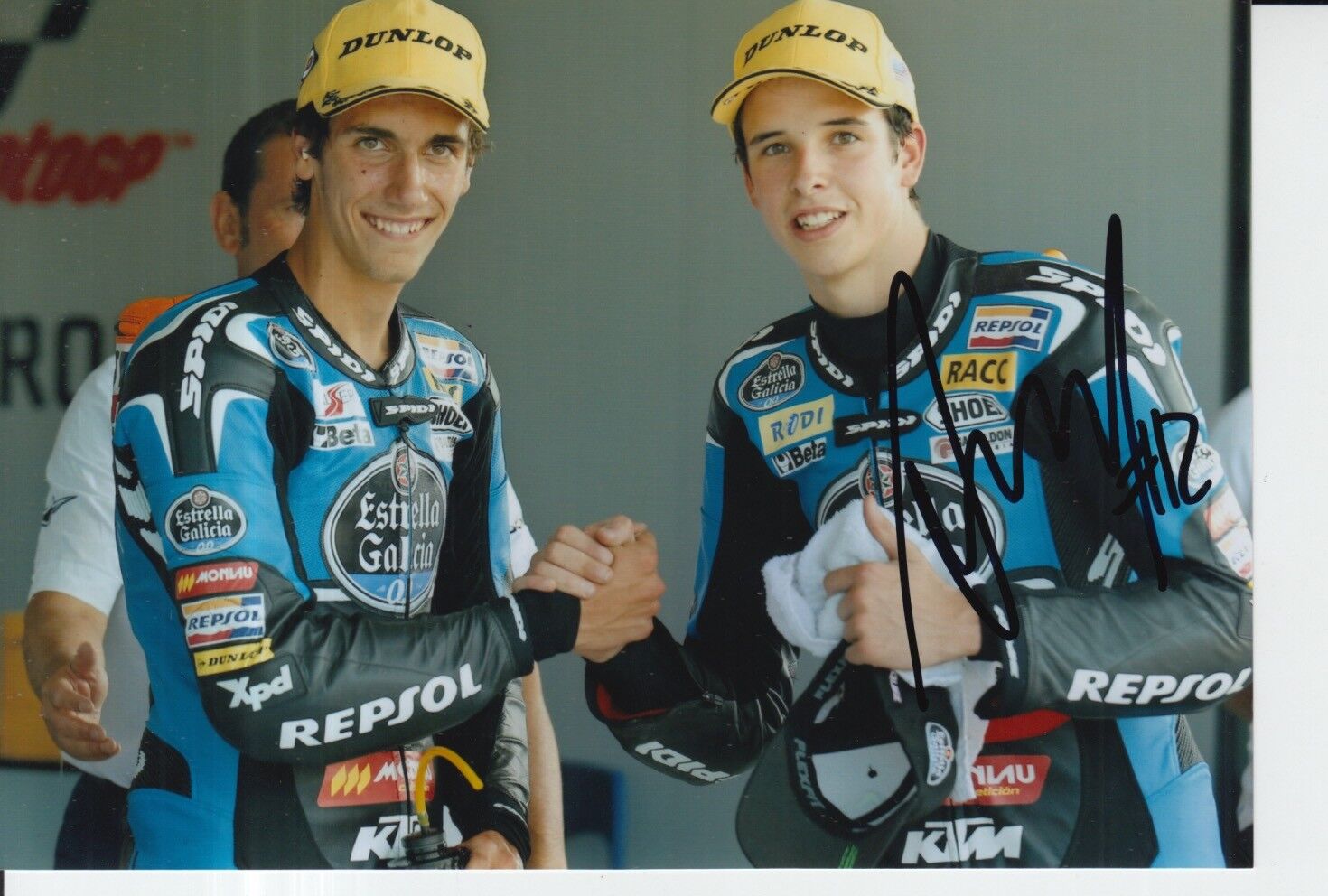 Alex Marquez Hand Signed 7x5 Photo Poster painting Estrella Galicia KTM Moto3 MotoGP 14.