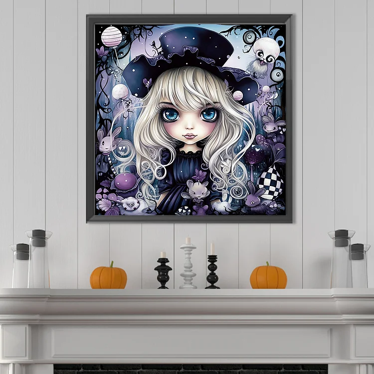 5D DIY Full Round Drill Partial AB Diamond Painting Anime Girls Home Decor