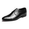 Vintage Business Brogue Oxford Leather Shoes for Men