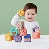 Soft Plastic Building Blocks For Infants And Young Children Early Education Digital Cognitive Animal Relief Matching Toys