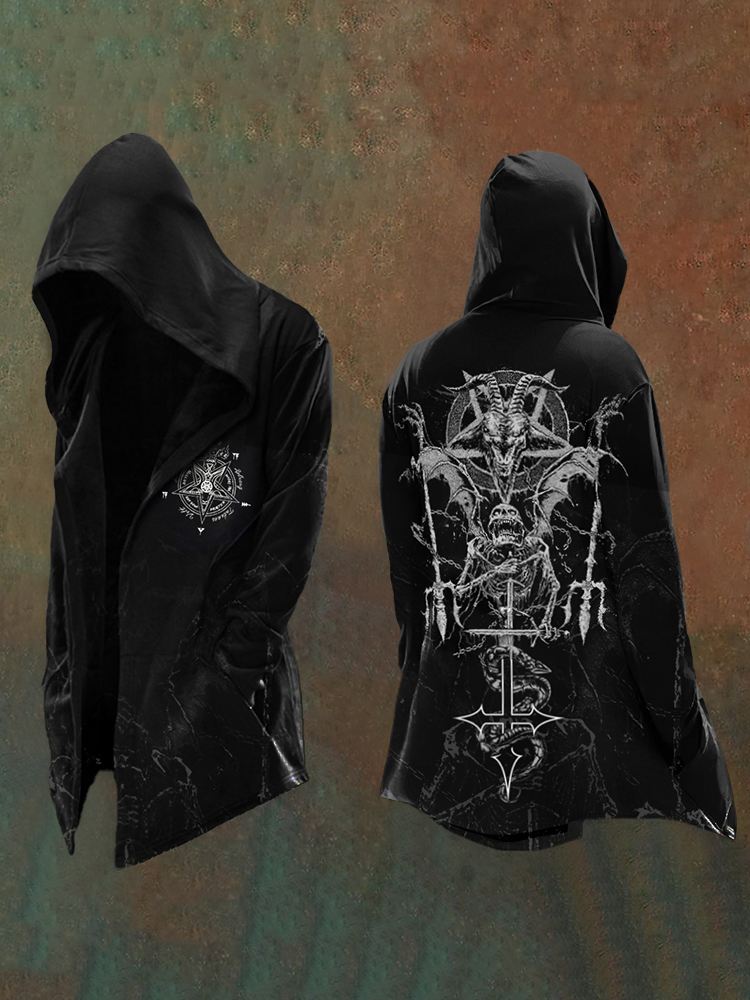 Men's Satanic Devil Dream Casual Hooded Jacket / Rvogue / Rvogue
