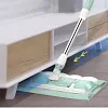 🏆Hot Sale 50% OFF⏳Flat Mop with Stainless Steel Handle with Reusable Washable Mop Cloths