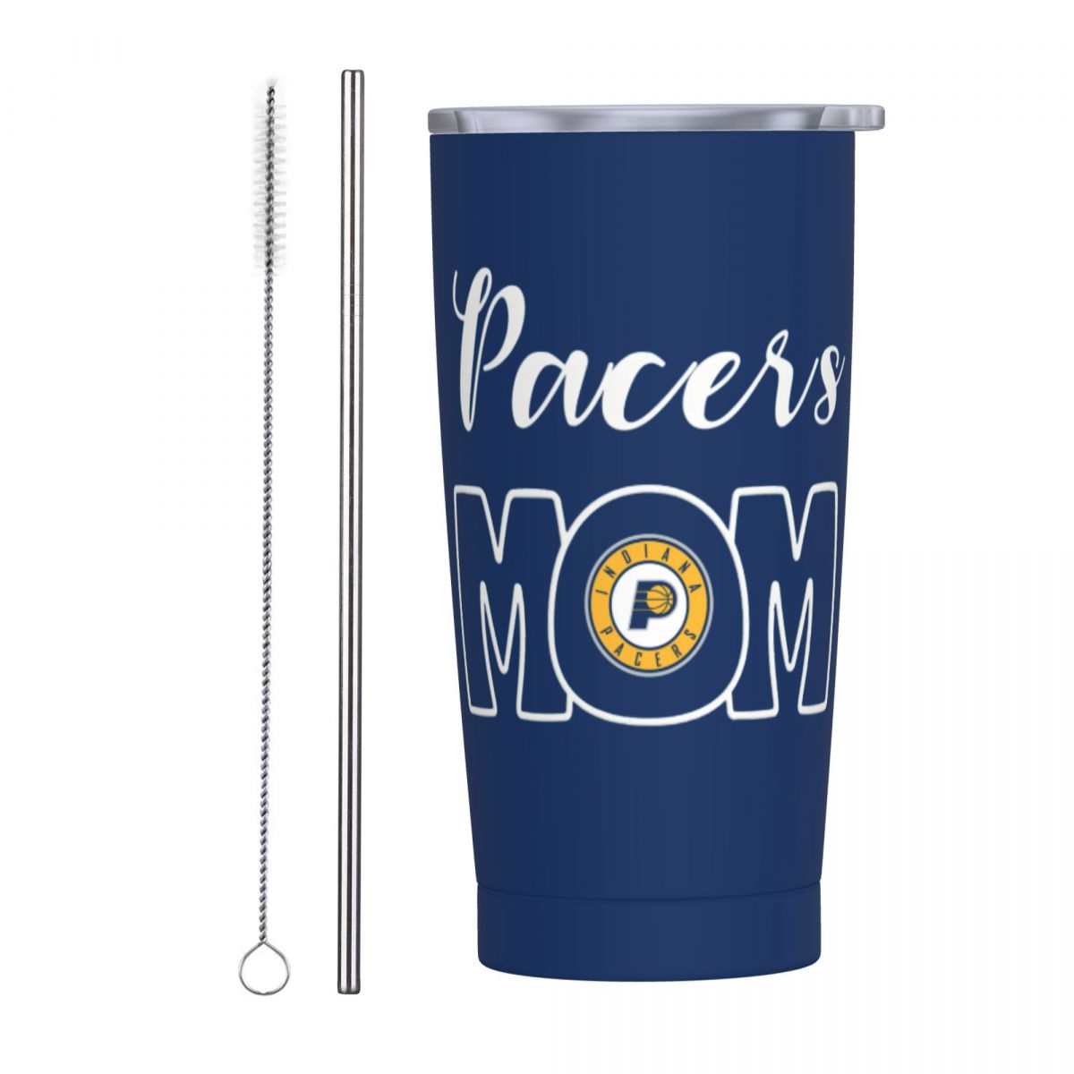 Indiana Pacers Mom Stainless Steel Tumbler