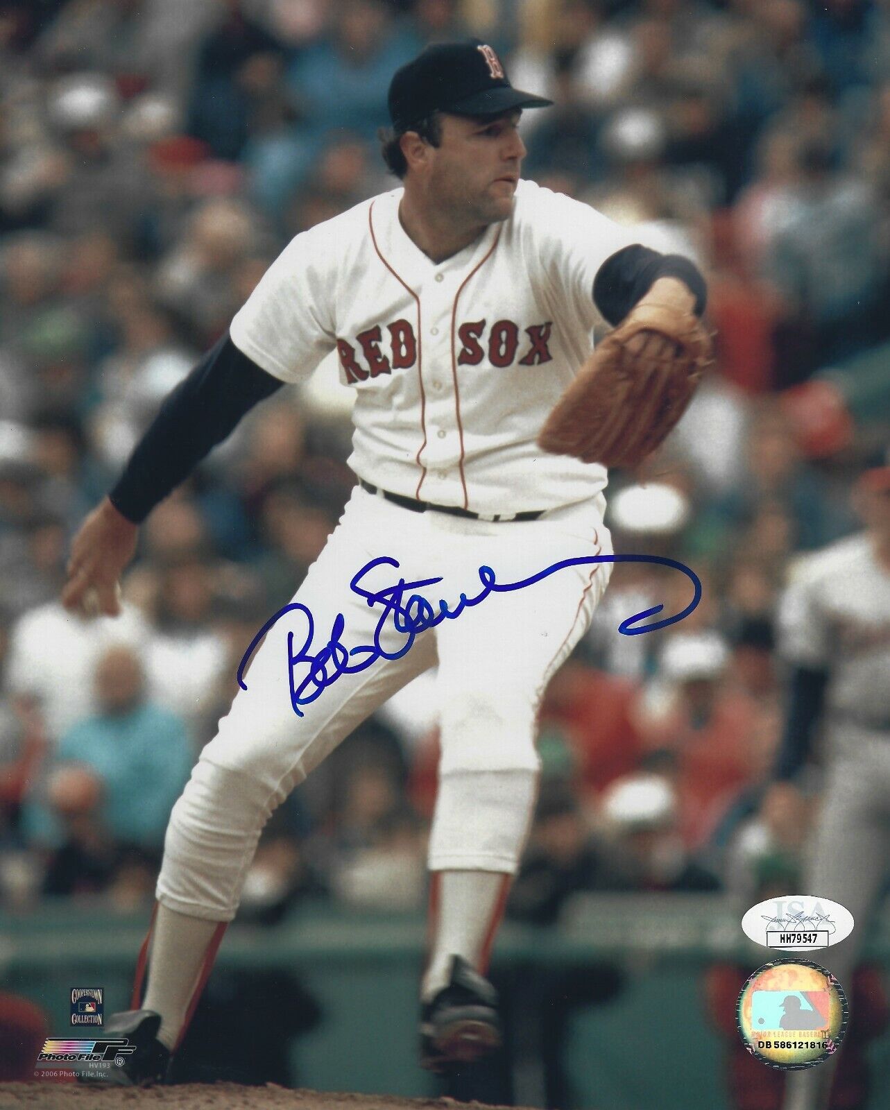 Autographed BOB STANLEY Boston Red Sox 8x10 Photo Poster painting JSA COA