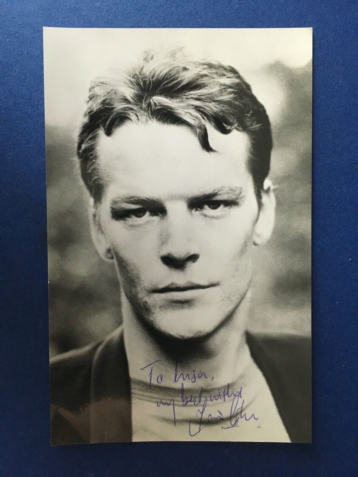 IAIN GLEN - GAME OF THRONES ACTOR - SUPERB SIGNED YOUNG Photo Poster painting