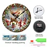 Diamond Painting Christmas Deer Wall Clock