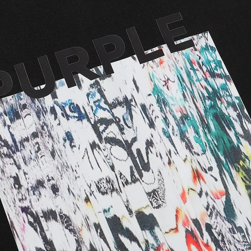 Purple 2023 new fashion T-shirt short sleeves