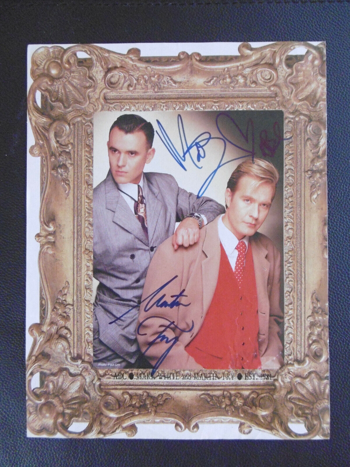 ABC signed 8x11 inch Photo Poster painting autographs