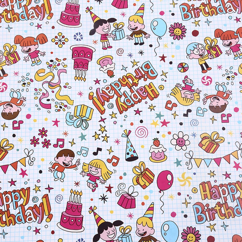 Children’S Day Birthday Cute Animal Cartoon Party Gift Wrapping Supplies Party Supplies Gift Wrapping Supplies