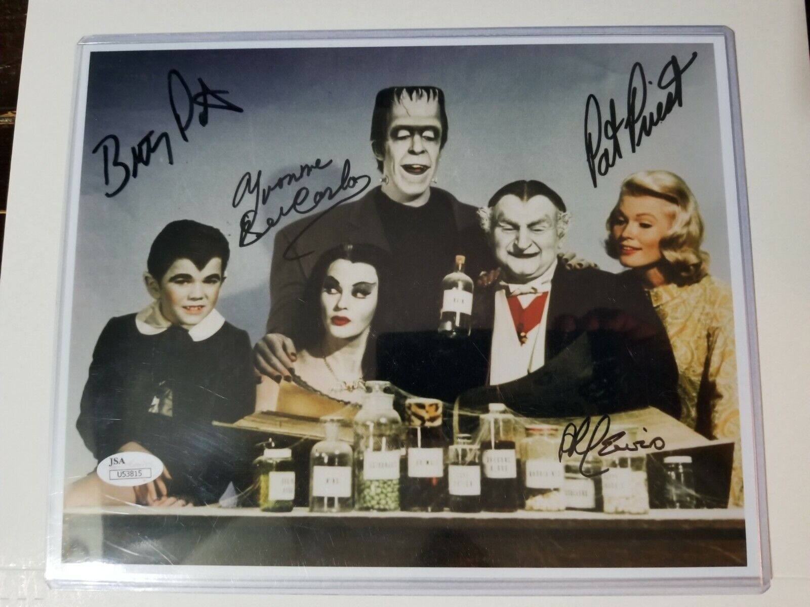 Munsters Cast Signed 8x10 Photo Poster painting RP -  Shipping!!