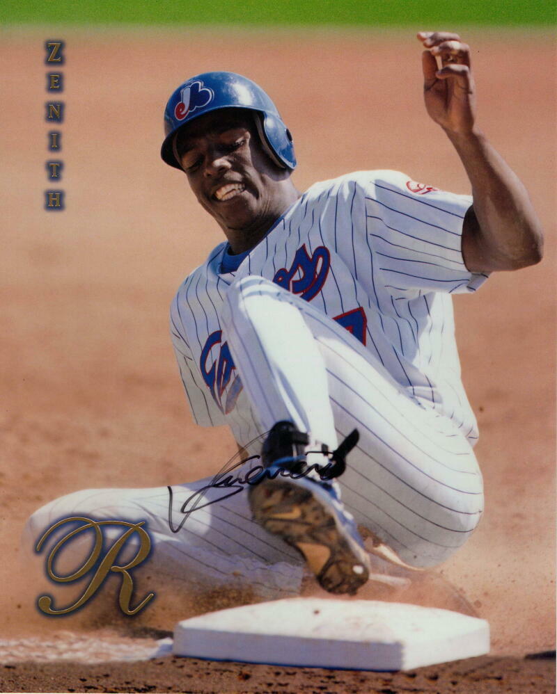 VLADIMIR GUERRERO SIGNED AUTOGRAPH 8X10 ZENITH '97 Photo Poster painting PORTRAIT OVERSIZED CARD