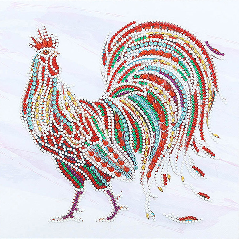

Luminous Chicken - Special Shaped Diamond Painting - 30*30CM, 501 Original