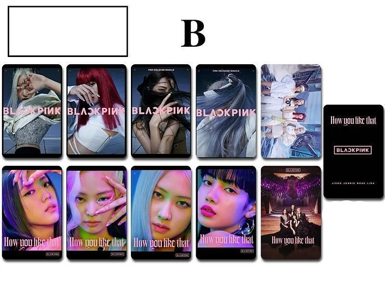 Blackpink Laminated Double Sided Photocard