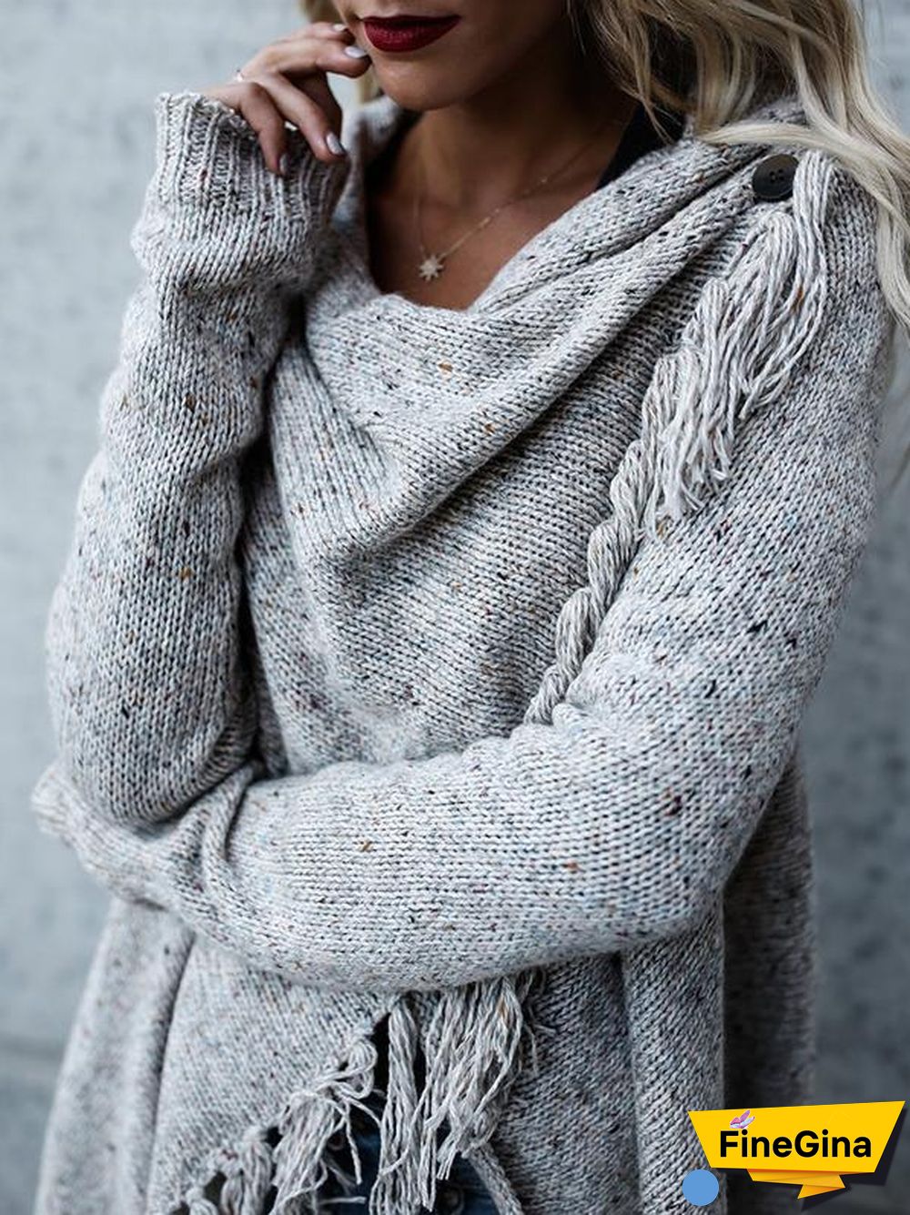 Tassel Long Cardigan