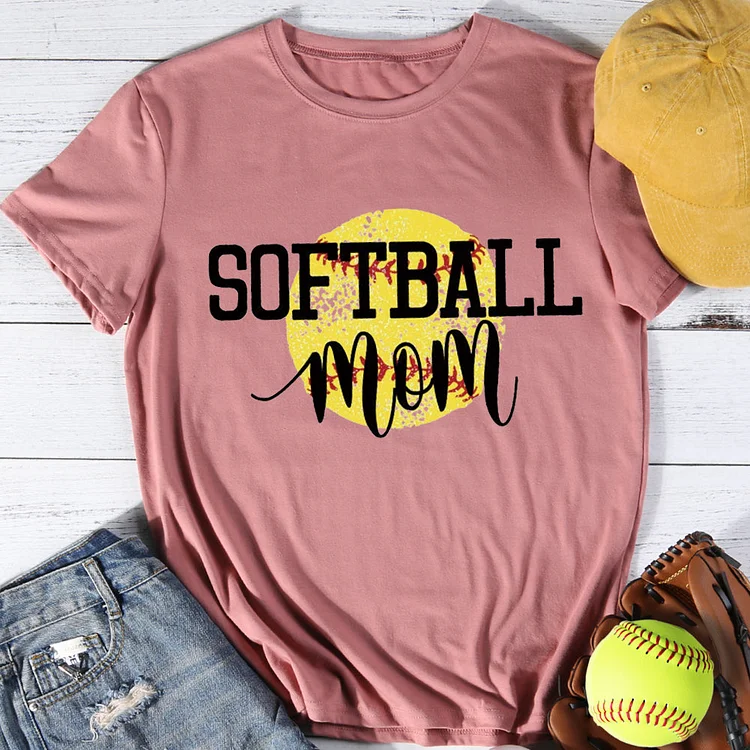 AL™ Softball mom T-shirt Tee -01231-Annaletters