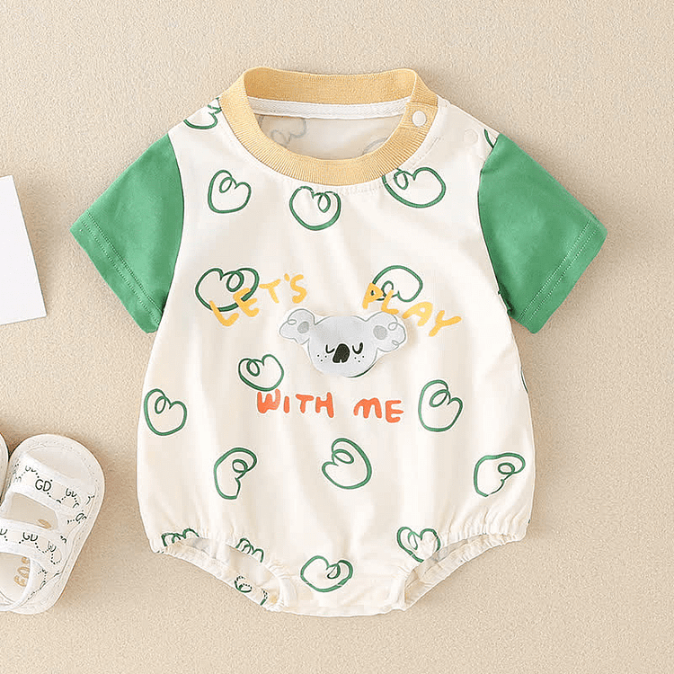 PLAY WITH ME Baby Elephant Bodysuit 