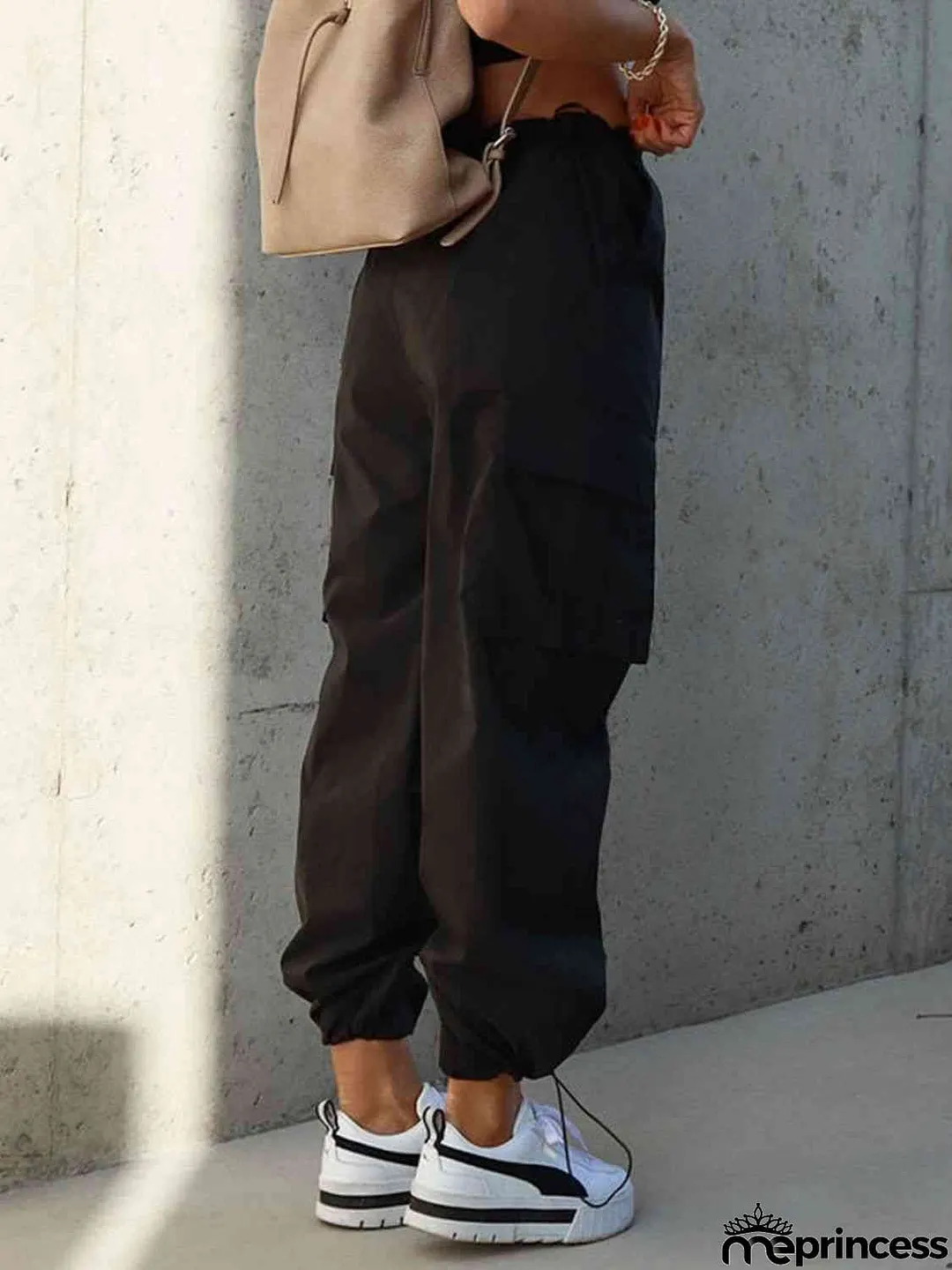 Drawstring Pants with Pockets