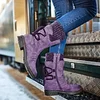 Women Boots Winter Autumn Girls Flat Heel Boot Snow Boots