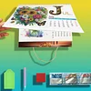 2026 Balloon DIY Diamond Dots Painting Kit Diamond Art Home Paper Desk Calendar