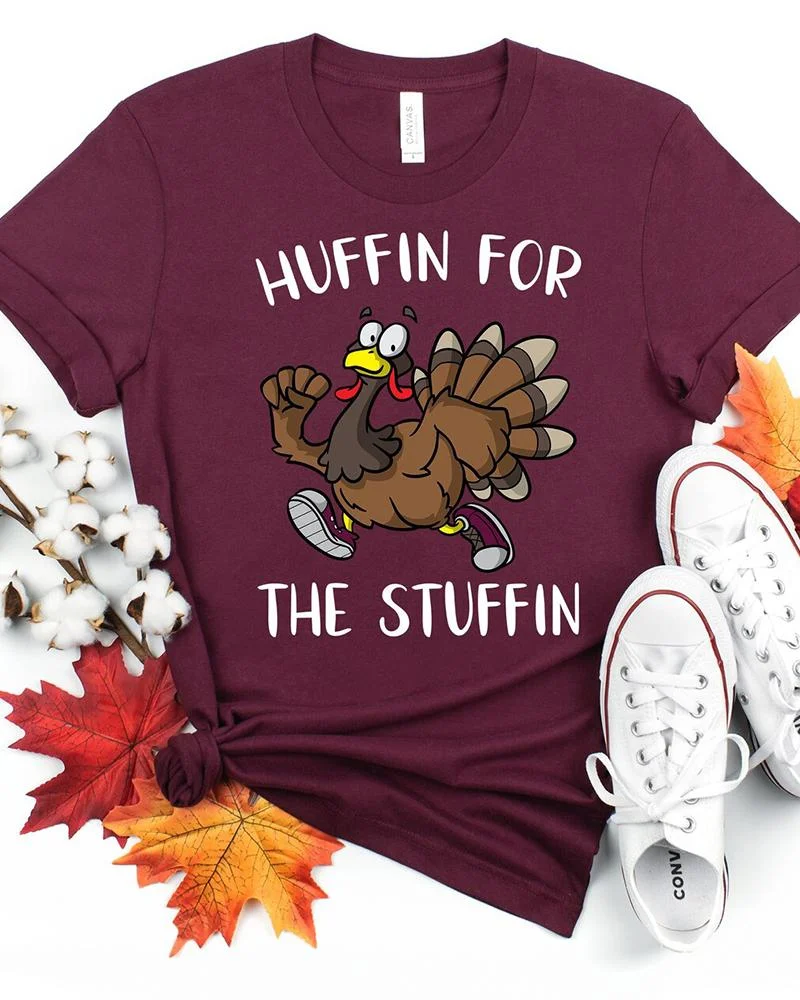 Cute Turkey Squad Fall Thanksgiving T-Shirt 4