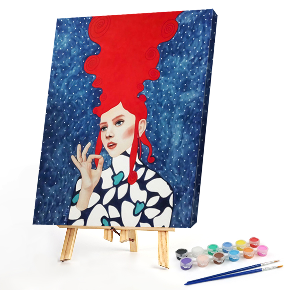 

40*50CM - Paint By Numbers - Girl, 501 Original