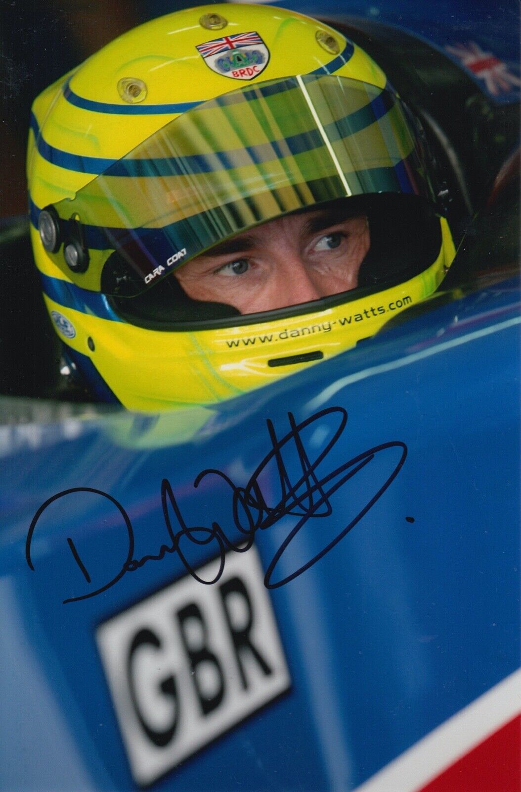 Danny Watts Hand Signed 9x6 Photo Poster painting - A1GP Autograph 1.