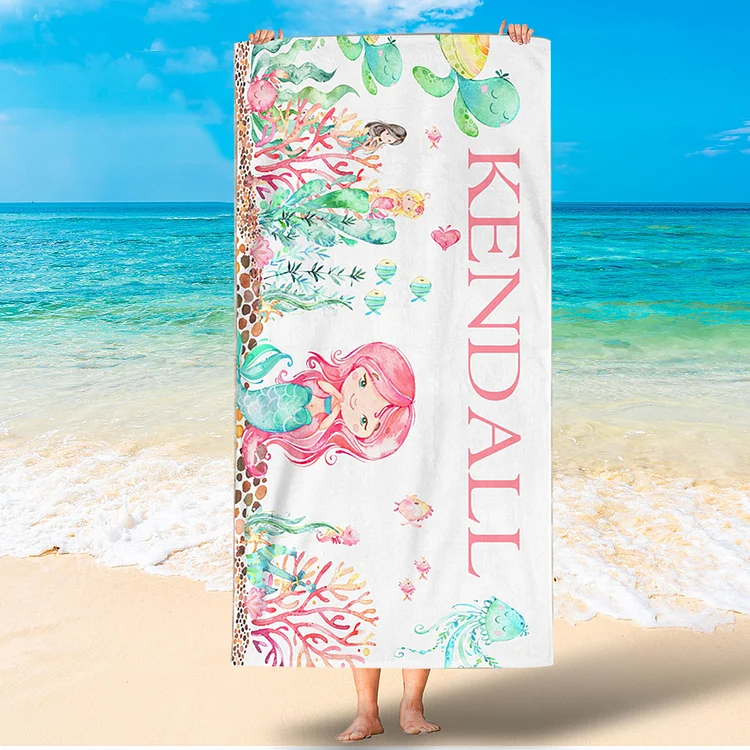 BlanketCute-Personalized Bath Towel with Your Name | 21