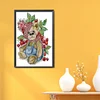 (Small Size)[Brand]Berry Bear - 14CT Stamped Cross Stitch - 22*32cm - Animal