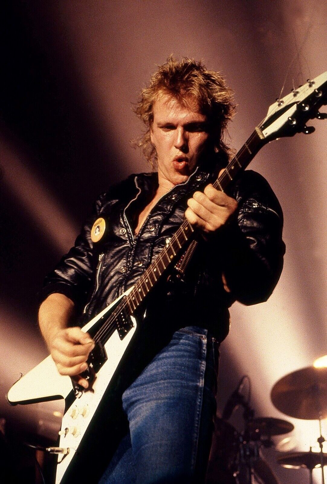 Guitar Legend MICHAEL SCHENKER 8x10 Photo Poster painting TOO COOL! UFO MSG!