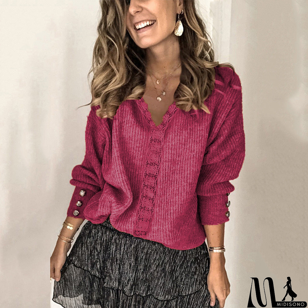 MidiSono - Casual and Effortless winter Pullover