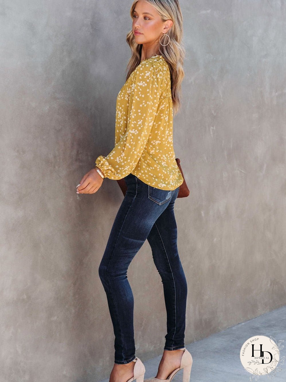 Three Quarter Sleeve Blouse