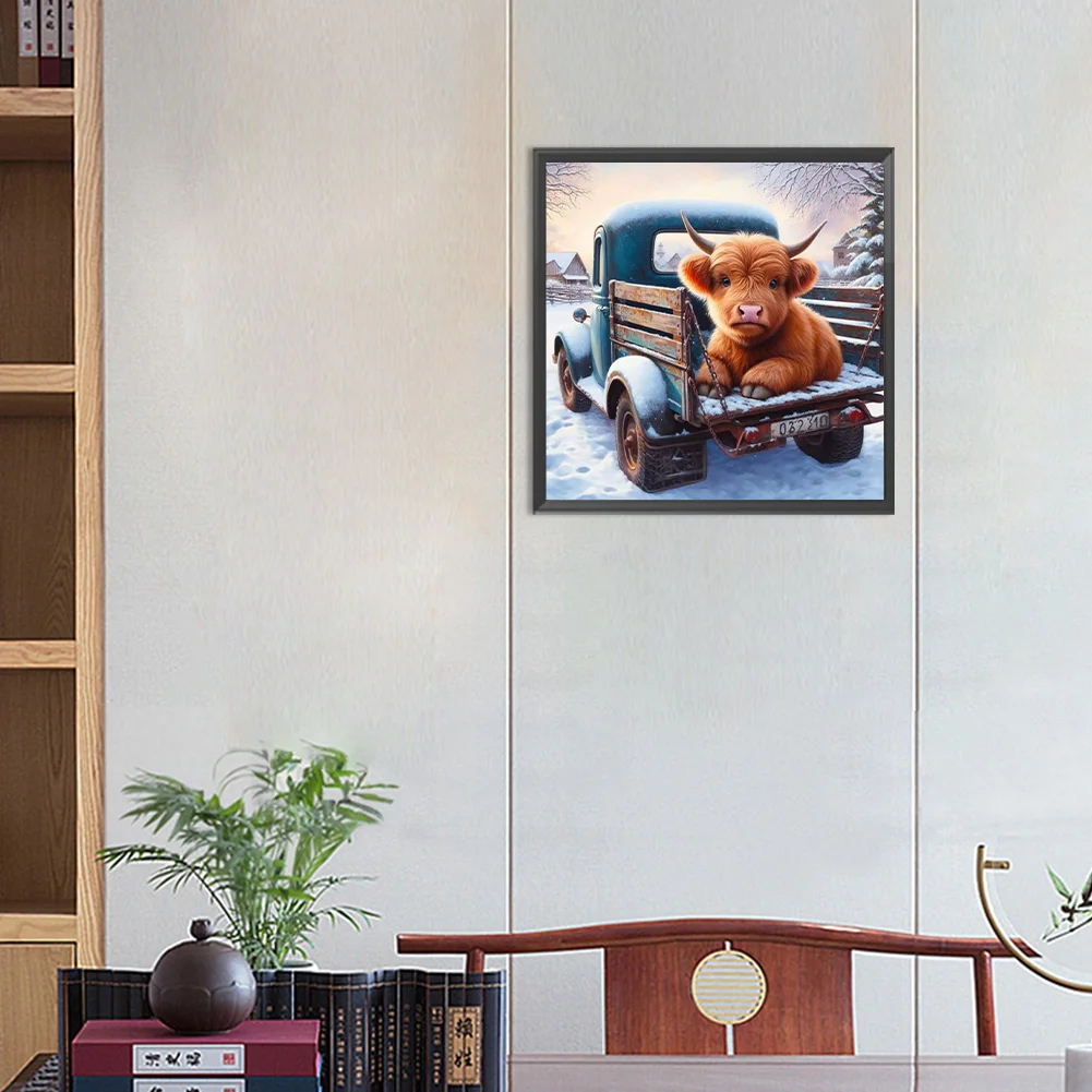 Diamond Painting - Full Round Drill - Calf(Canvas|30*30cm)