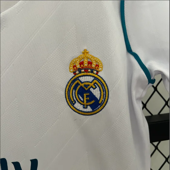 2017-2018 Real Madrid Home Kids Kit Football Shirt Thai Quality