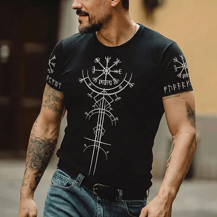 Men's Viking Print Comfy T-shirt
