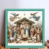 Nativity-11CT Stamped Cross Stitch 45*45cm/17.72*17.72in tapestrymarket
