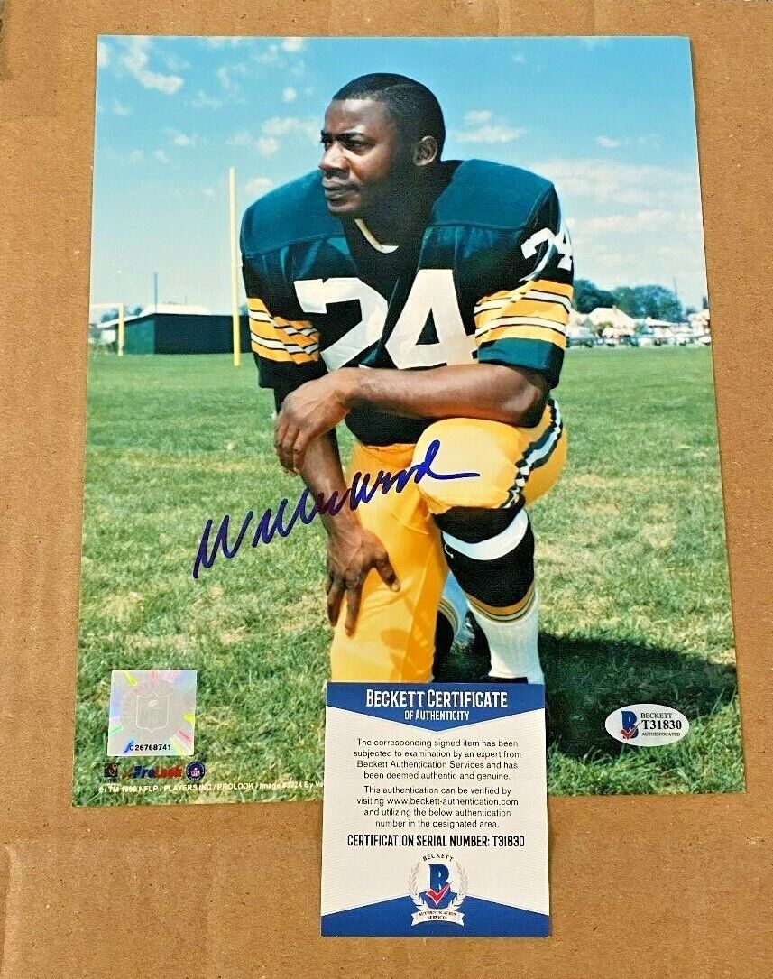 WILLIE WOOD SIGNED GREEN BAY PACKERS 8X10 Photo Poster painting BECKETT CERTIFIED