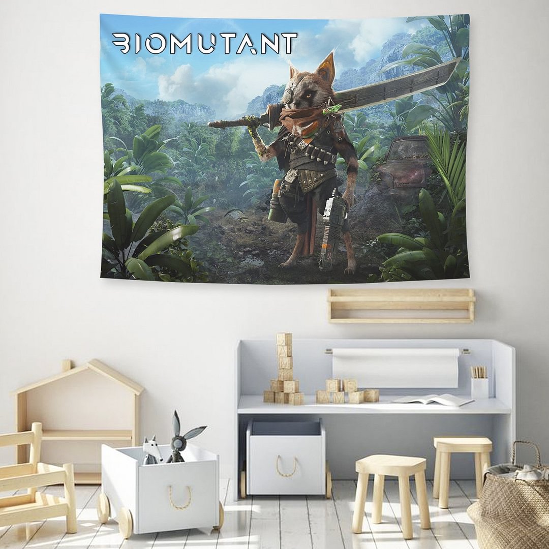 Biomutant Tapestry Wall Hanging Background Tapestry Home Decoration