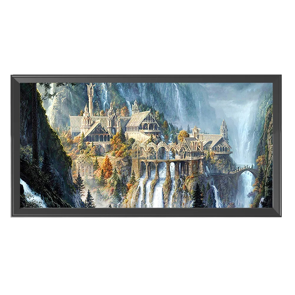 11ct Stamped Cross Stitch - Mountain(40*85cm)