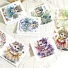 6Pcs cat-diy carte de voeux