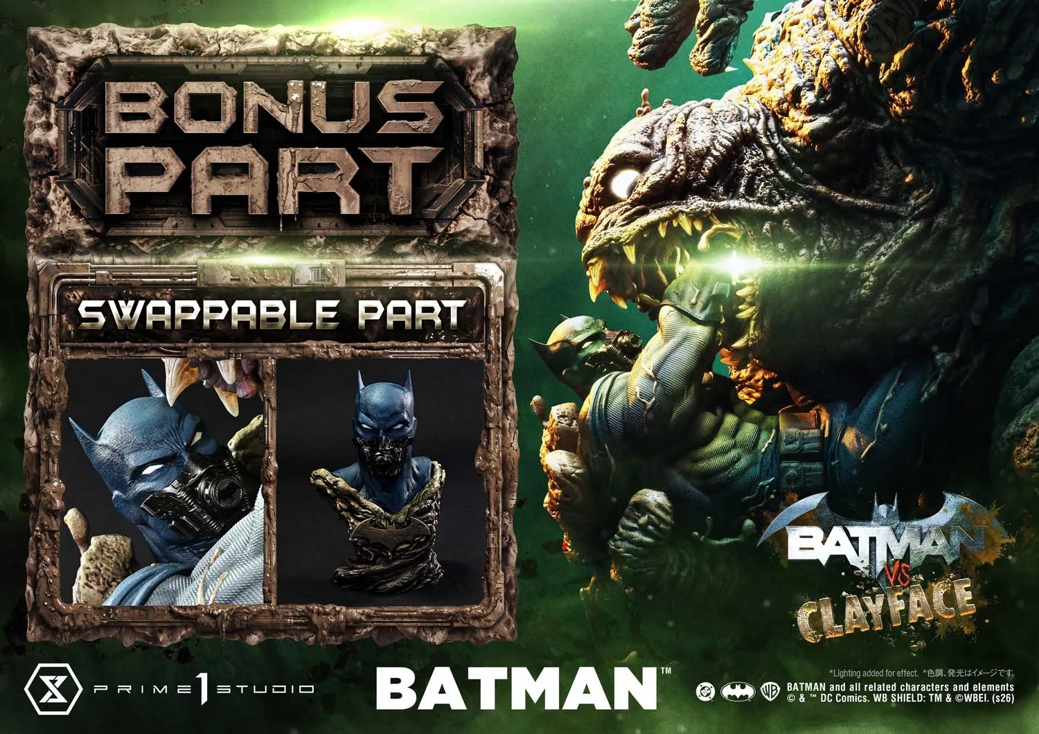 Prime 1 Studio - Ultimate Premium Masterline Batman (Comics) BATMAN VS CLAYFACE UPMDC-16 UPMDC-16DX UPMDC-16DXS (Licensed)-