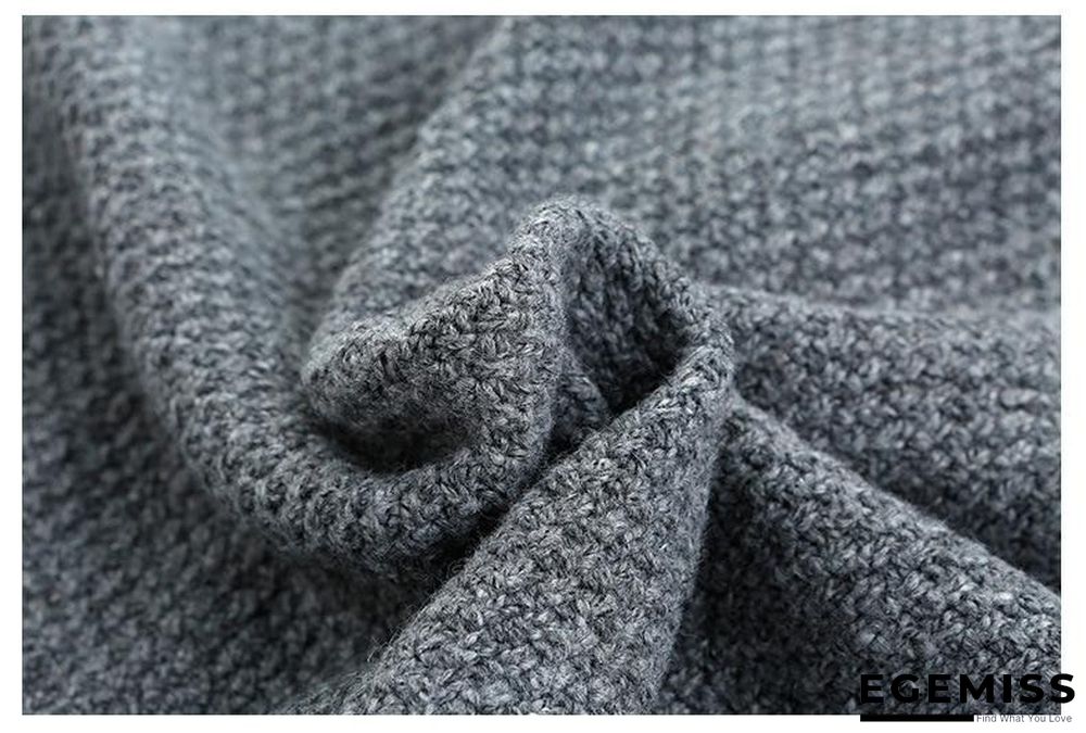 Men Casual Warm Men's High Quality Fashion Cardigan V-neck knitting Sweaters Coat | EGEMISS