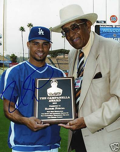 RAFAEL FURCAL 'LOS ANGELES DODGERS' SIGNED 8X10 PICTURE