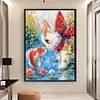 Cat Fish-11CT Stamped Cross Stitch 50*70cm/19.69*27.56in (Big Size) tapestrymarket