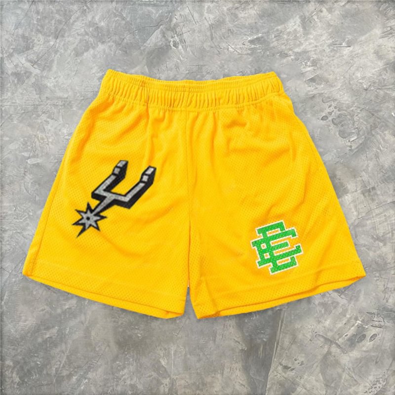 Fitness shorts muscular sportsman sports five-point pants
