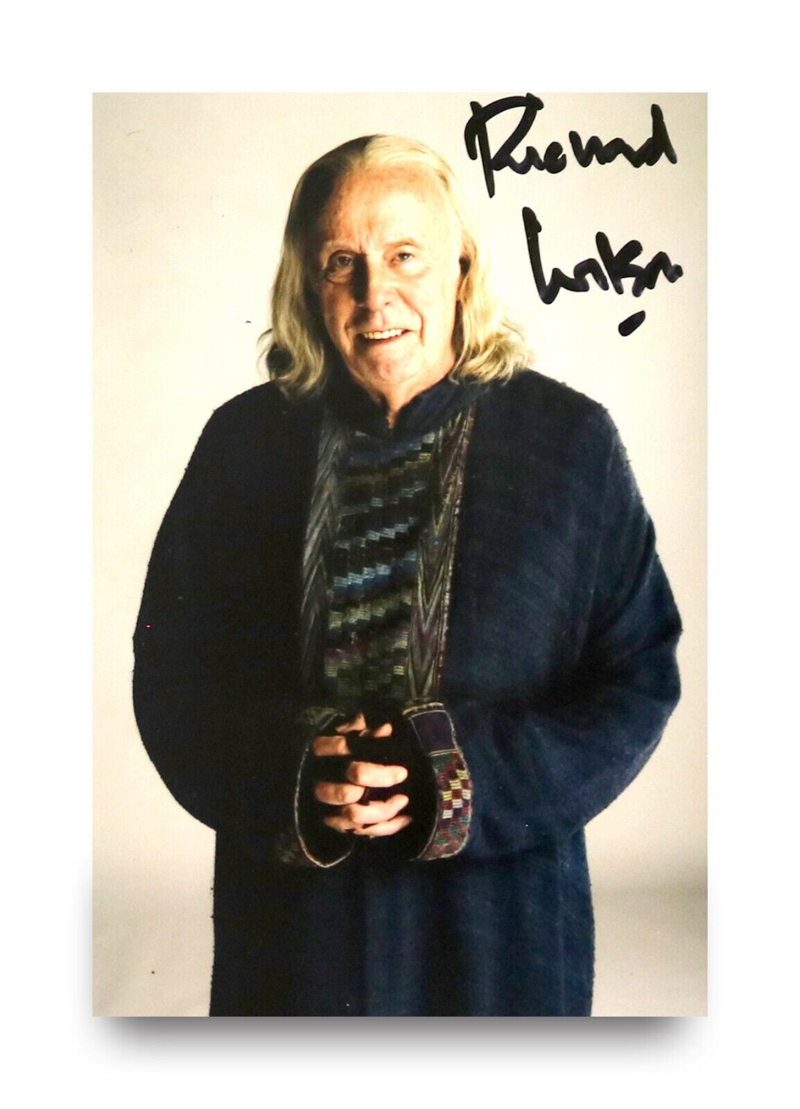 Richard Wilson Hand Signed 6x4 Photo Poster painting Gaius Merlin Victor Meldrew Autograph + COA